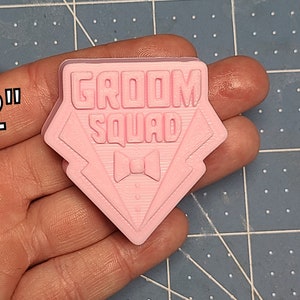 Groom Squad Tuxedo Plastic Mold or Silicone mold, bath bomb mold, soap mold, resin mold, Tux mold, Squad Mold, Groom Squad, Wedding mould