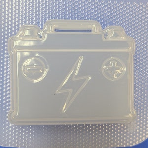 Car / Truck Battery Mold - Plastic Mold or Silicone Mold, Chocolate Mold, Soap Mold, Bathbomb Mold, Wax Mold, Wax melt Mold, Bath bomb Mold