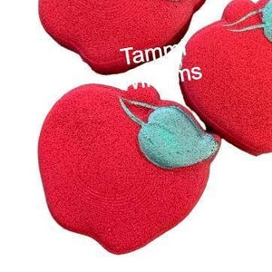 Simple Apple Plastic Mold or Silicone mold, bath bomb mold, soap mold, apple mold, resin mold, fruit mold, food mold, Chocolate mold, wax