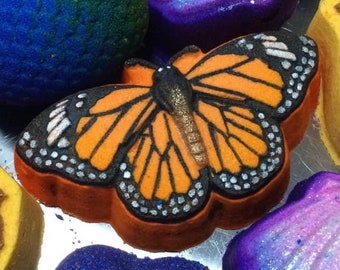 Monarch Butterfly Plastic Mold or Silicone mold, bath bomb mold, soap mold, monarch mold, resin mold, moth mold, chocolate mold, butterfly