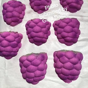 3D Raspberry 2-part Plastic Mold, bath bomb mold, soap mold, fruit mold, resin mold, raspberry mold, chocolate mold, berry mold, food mold