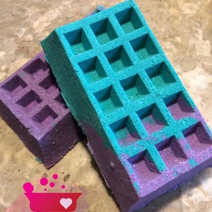 Waffle Plastic Mold, food mold, bath bomb mold, soap mold, breakfast mold, Large waffle mold, resin mold, wax mold, bath bomb mould,