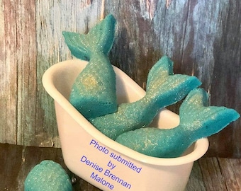 Mermaid Tail Plastic Mold or Silicone mold, soap mold, mermaid mold, resin mold, tail mold, fantasy mold, party favor, mould, chocolate mold