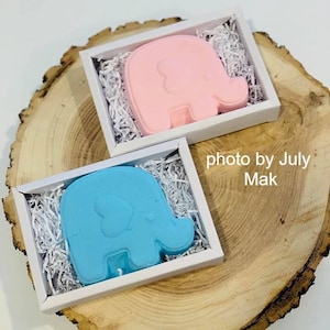 Molde de plástico para elefante de berçário ou molde de silicone, molde de bomba de banho, molde de sabão, molde de elefante, molde de resina, molde de berçário, molde de revelação de gênero