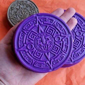 Aztec Art Plastic Mold or silicone mold, bath bomb mold, Resin Mold, aztec Mold, mould, soap mold, wax mold, sun dial mold, calender mold