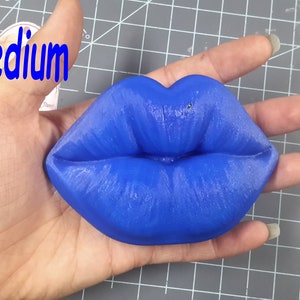 Puckered Lip Lips Plastic Mold or Silicone mold, bath bomb mold, soap mold, lip mold, resin mold, candy mold, chocolate mold, kiss, love image 5