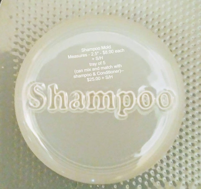 Shampoo or Conditioner Bar Plastic Mold or Silicone mold bath Etsy