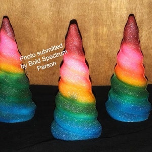 Unicorn Horn 2-Part Plastic Mold, unicorn mold, bath bomb mold, soap mold, horn mold, resin mold, fantasy mold, unicorn horn, 2 part mold