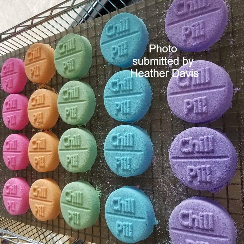 Chill Pill Plastic Mold or Silicone Mold chill mold bath Etsy