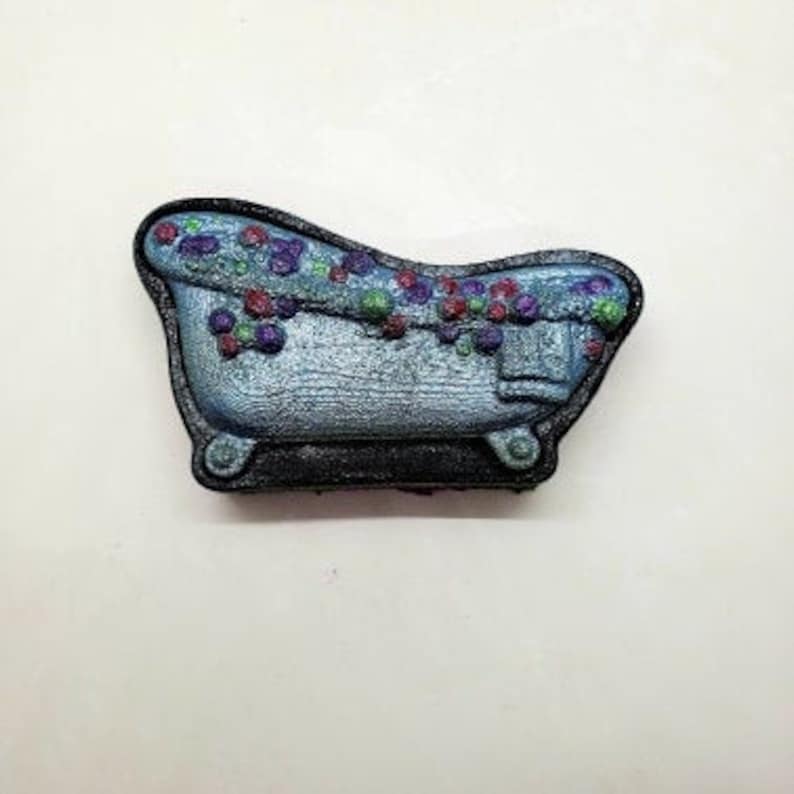 Molde de plástico o molde de silicona para bañera con patas de garra, molde para bombas de baño, molde para jabón, molde para spa, molde de resina, molde para bañera, molde para chocolate, molde para baño de burbujas imagen 1