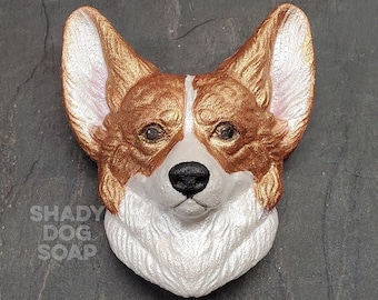 Corgi Plastic Mold, dog mold, bath bomb mold, soap mold, welsh corgi mold, resin mold, puppy mold, corgis mold mold, Cardigan Welsh Corgi