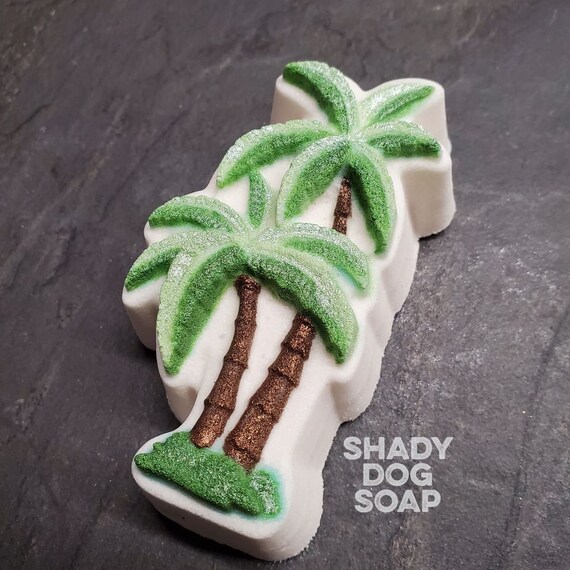 Tools Soap Making & Bath Palm Tree Bath Bomb Mold