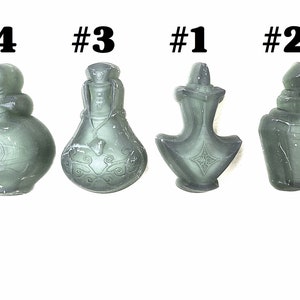 Choose Your Perfume / Potion Bottle Mold - Plastic Mold or Silicone Mold, Chocolate Mold, Soap Mold, Bathbomb Mold, Wax Mold, Wax melt Mold