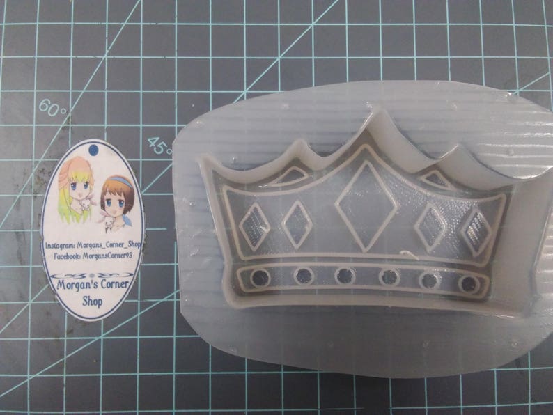 Crown Plastic Mold or Silicone Mold King Mold Soap Mold Etsy