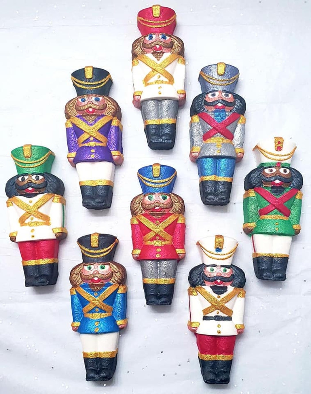 Nutcracker Plastic Mold or Silicone Mold, Bath Bomb Mold, Soap Mold