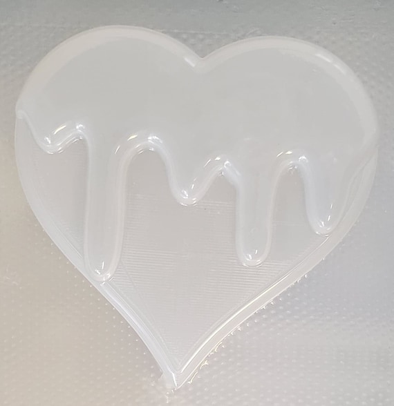 Dripping Heart Mold Bath Bomb Mold Soap Mold Wax Mold Plastic Mold