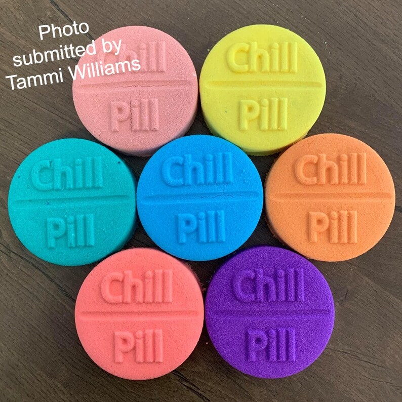 Chill Pill Plastic Mold or Silicone Mold Chill Mold Bath Etsy