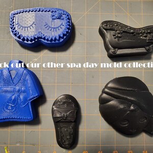 Molde de plástico o molde de silicona para bañera con patas de garra, molde para bombas de baño, molde para jabón, molde para spa, molde de resina, molde para bañera, molde para chocolate, molde para baño de burbujas imagen 10