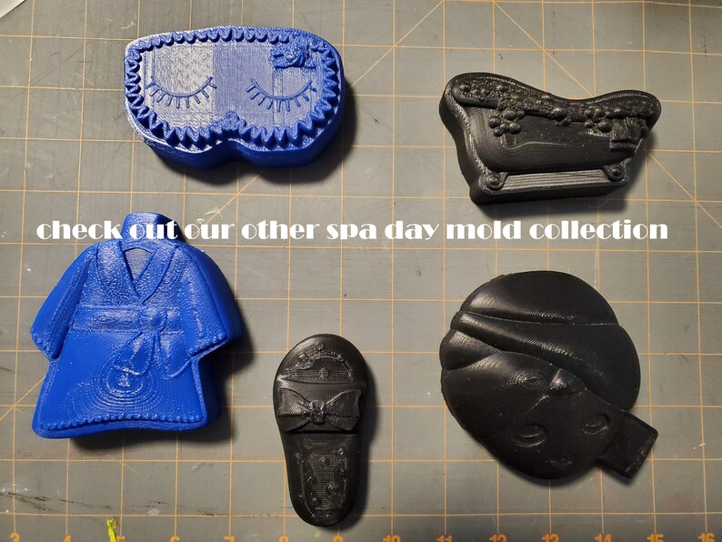 Molde de plástico o molde de silicona para bañera con patas de garra, molde para bombas de baño, molde para jabón, molde para spa, molde de resina, molde para bañera, molde para chocolate, molde para baño de burbujas imagen 10