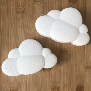 Puffy Cloud Plastic Mold or Silicone Mold, cloud Mold, resin mold, bath bomb mold, soap mold, 3D cloud mold, candy mold, rain cloud, puffy