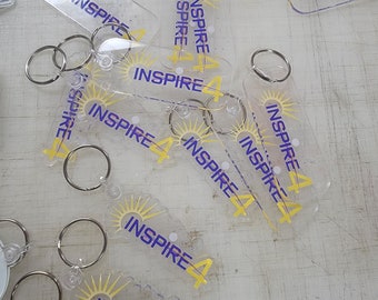 Customized Custom Acrylic Business Logo Keychain Keychains