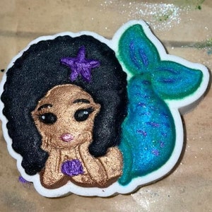 Mermaid Cutie Plastic Mold or Silicone mold, bath bomb mold, soap mold, mermaid mold, resin mold, kawaii mold, mermaid tail mold, mould