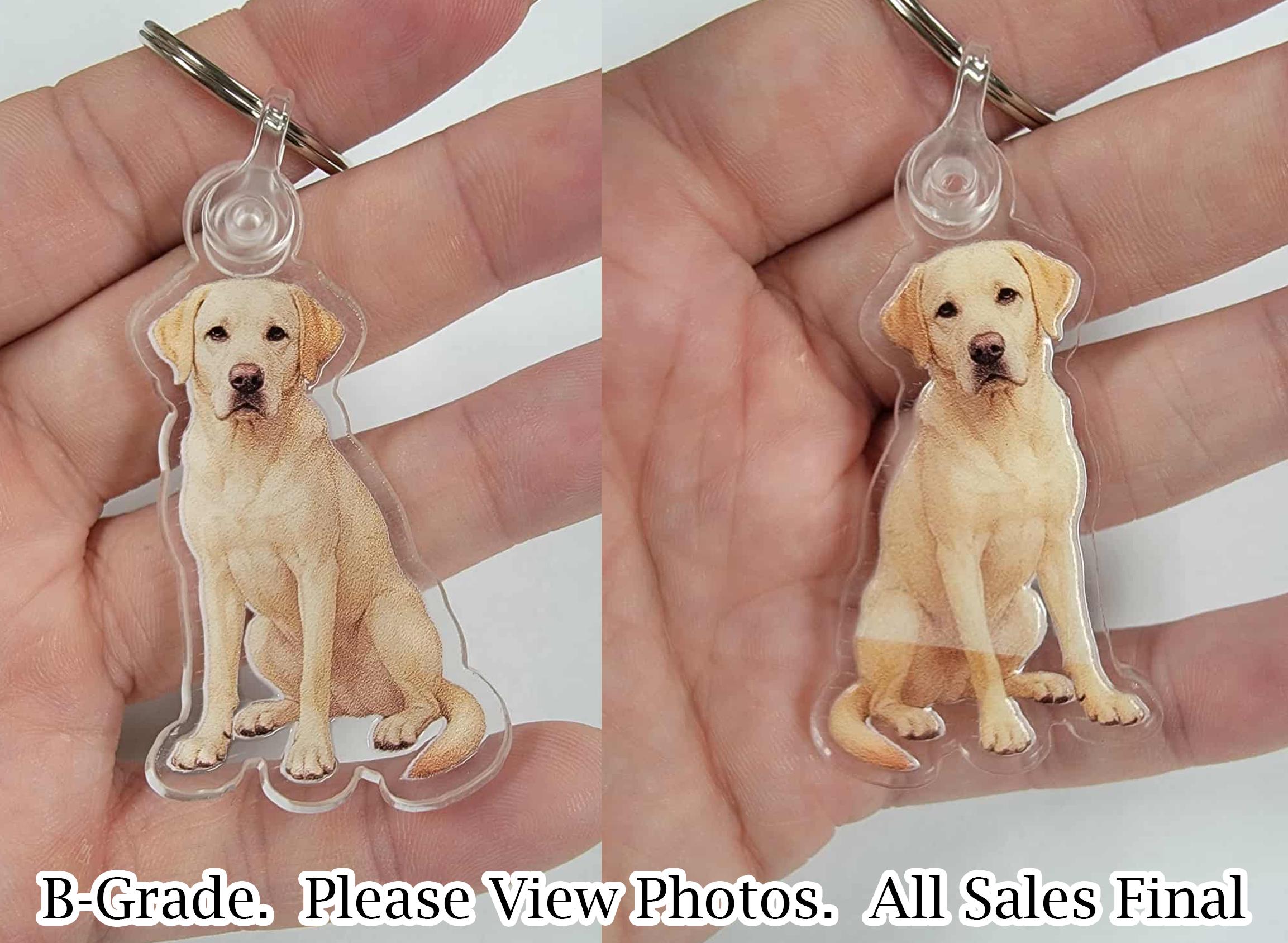 Drfeify Porte-clés Mignon Rectangulaire Unique Motif Porte-clés Alliage