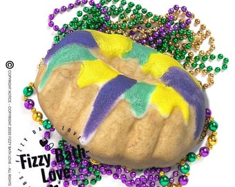 King Cake Kunststoffform oder Silikonform, Badebombenform, Seifenform, Kuchenform, Harzform, Süßigkeitenform, Schokoladenform, Lebensmittelform, Donutform