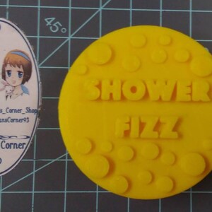 Shower Fizz Plastic Mold or Silicone Mold, bath fizz mold, bath bomb mold, soap mold, shower mold, fizz mold, relief mold, aspirin, medicine image 7