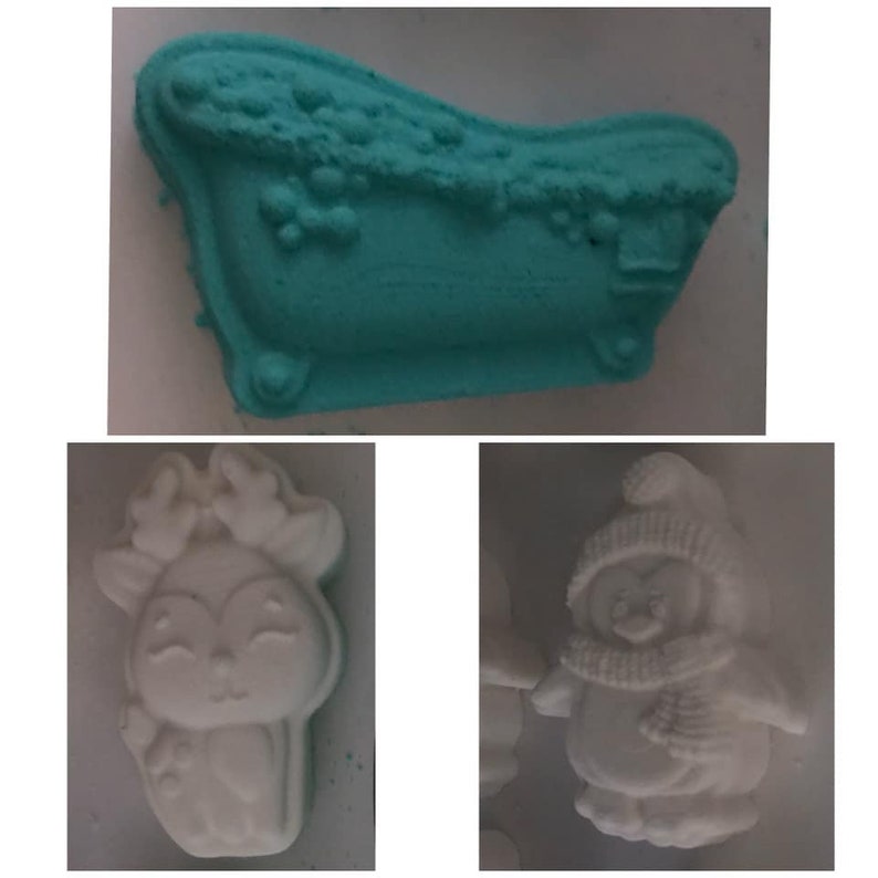 Molde de plástico o molde de silicona para bañera con patas de garra, molde para bombas de baño, molde para jabón, molde para spa, molde de resina, molde para bañera, molde para chocolate, molde para baño de burbujas imagen 9
