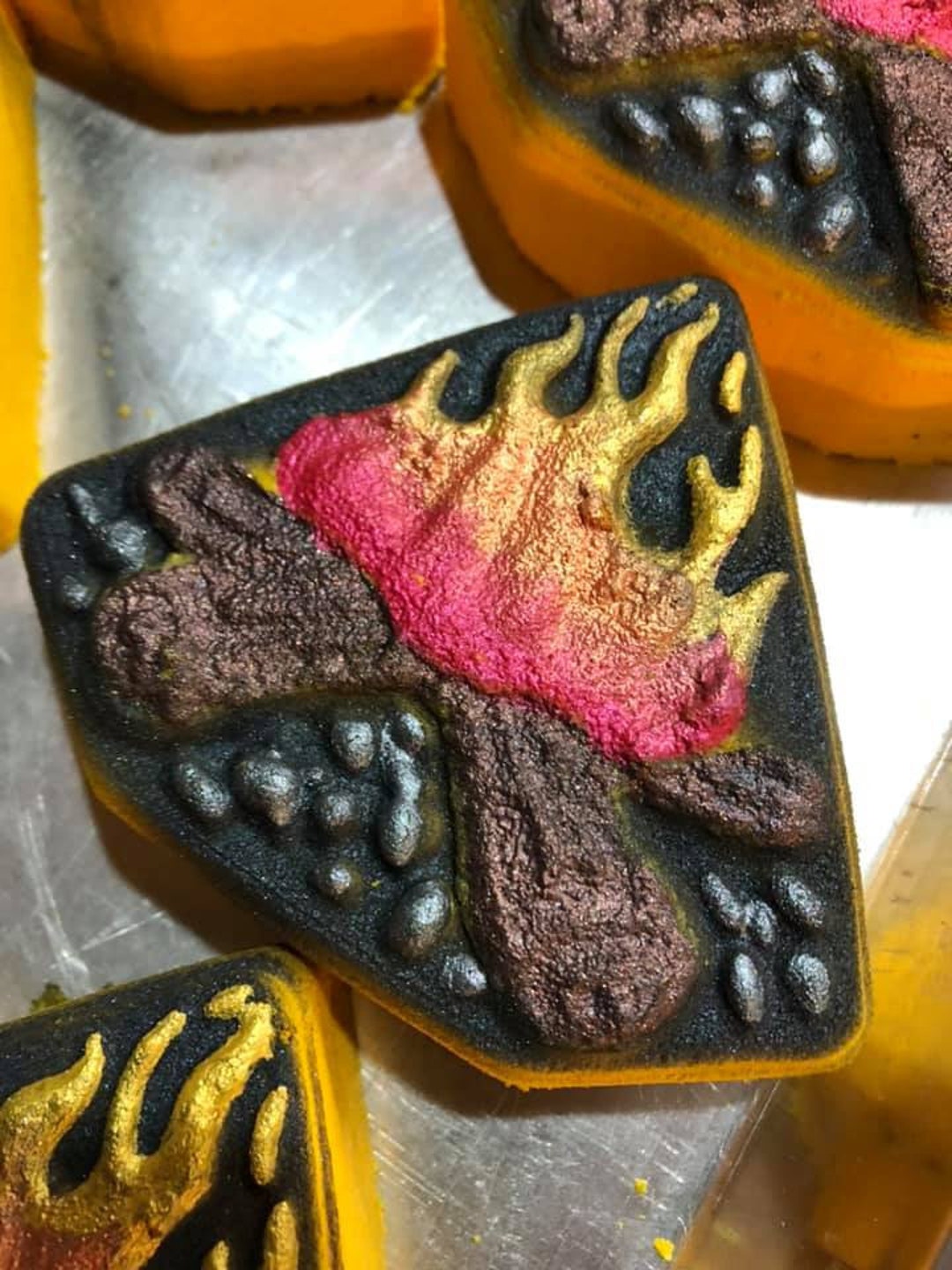 Campfire Plastic Mold or Silicone Mold, Bath Bomb Mold, Soap Mold ...