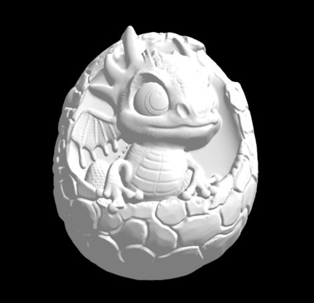 Hatching Baby Dragon V2 Plastic Mold or Silicone Mold, Bath Bomb Mold