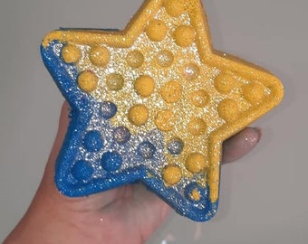 Star Pop It Plastic Mold or Silicone mold, bath bomb mold, soap mold, Sky mold, resin mold, Pop it mold, chocolate mold, Star mold, Galaxy