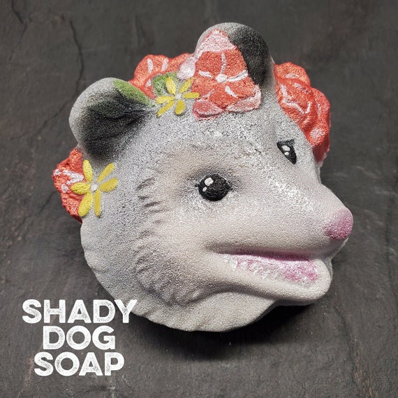 Opossum Head Plastic Mold or Silicone Mold, Bath Bomb Mold, Soap