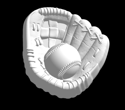Moldy baseball store glove