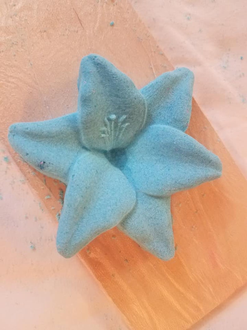 Lily flower Plastic Mold or Silicone mold bath bomb mold Etsy