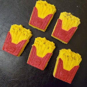 French Fries fry box Mold used for epoxy resin, bath bombs, soap, chocolate, wax, candles and more