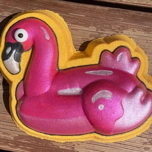 Flamingo Floaty Plastic Mold or Silicone mold, bath bomb mold, soap mold, flamingo mold, resin mold, pool mold, chocolate mold, kawaii mold