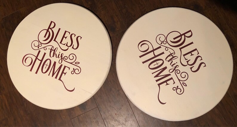 Bless This Home Lazy Susan
