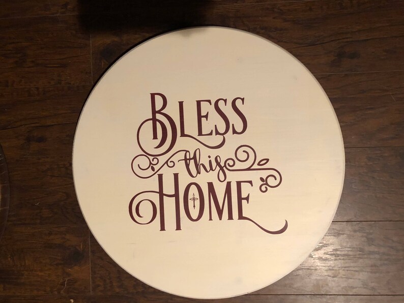 Bless This Home Lazy Susan