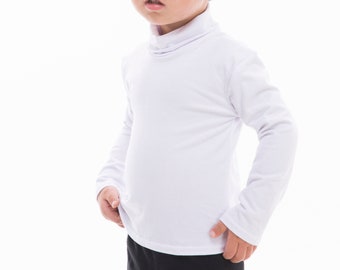 girls mock neck