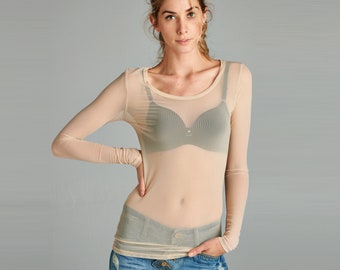 See Through Shirt - Etsy