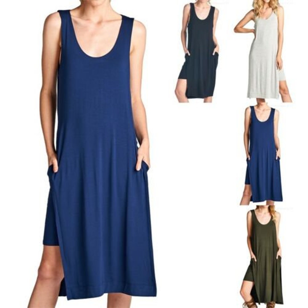Sleeveless double layer dress