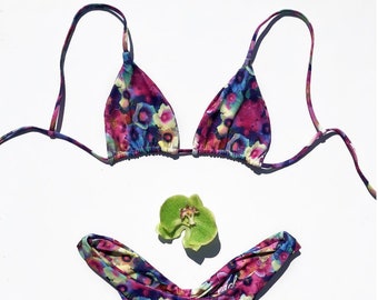Floral handmade bikini