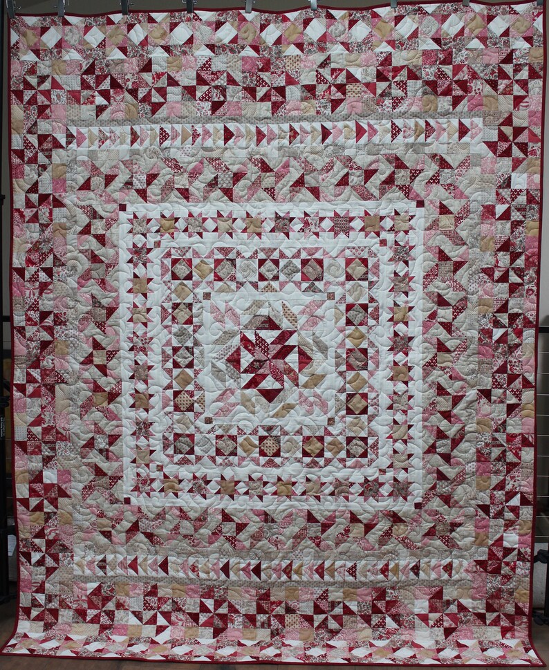 Handmade Scrappy Unity Quilt Etsy
