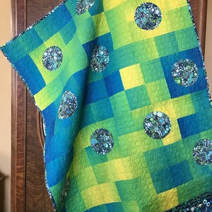 Ombre Bubble quilt