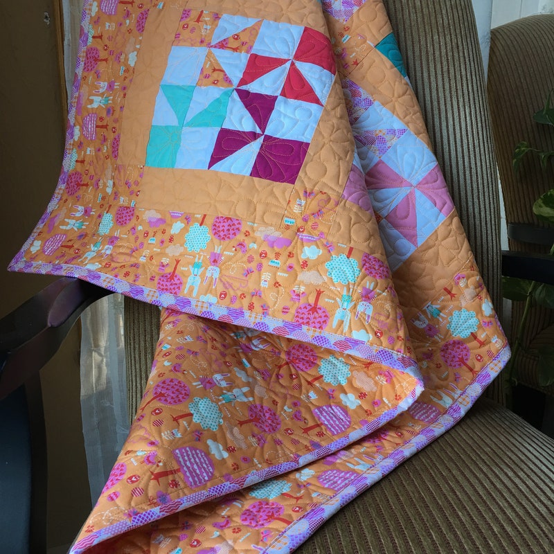 Orange Quilt - Etsy