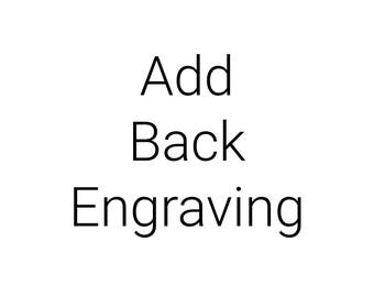 Add Back Engraving