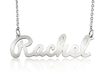 Custom Sterling Silver Name Necklace