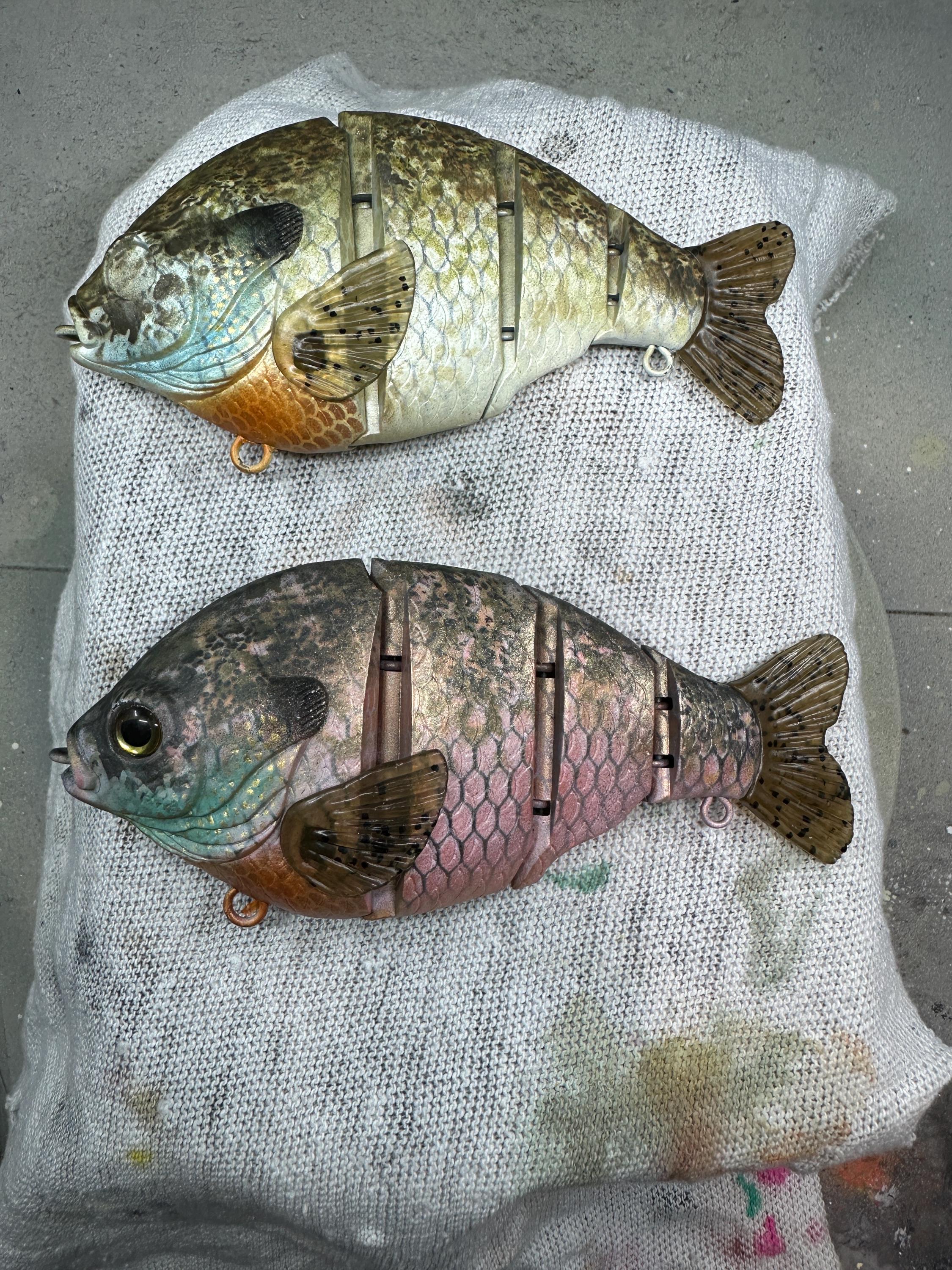 Fish 30 Acre Deluxe Gill Clone | Custom Painted| Blue Gill Swimbait - Thumbnail 3